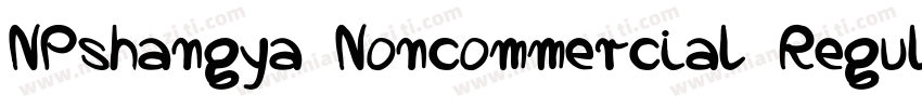 NPshangya Noncommercial Regula字体转换
